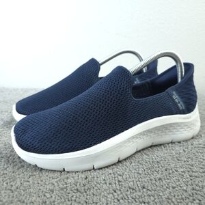Skechers Slip Ins Go Walk Flex Relish Womens 8.5 Hands Free Comfort Shoes Blue